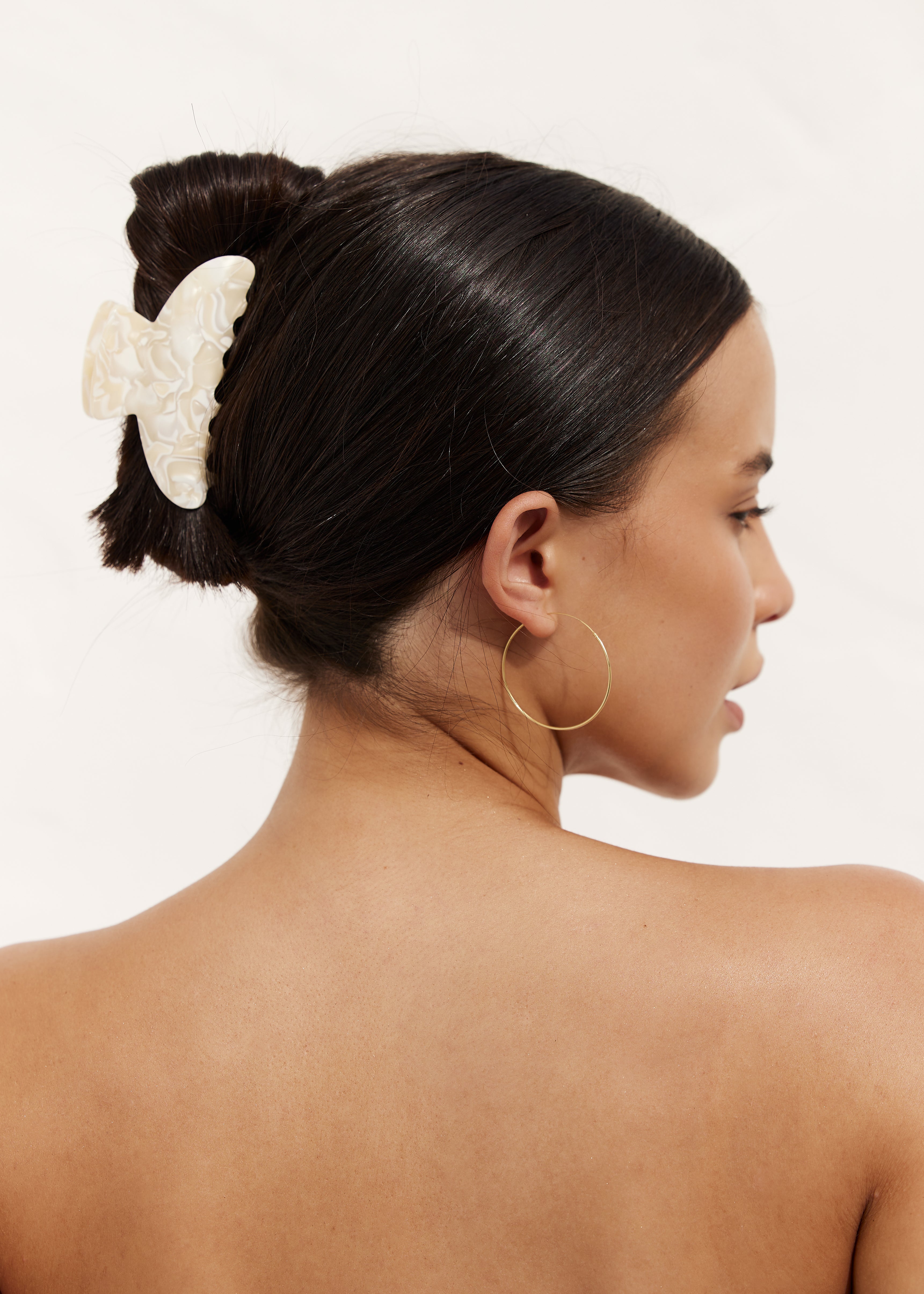 Hair Claw in Buttercream