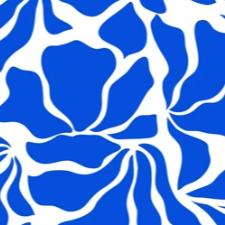 Orange/Blue Scrunchies Set