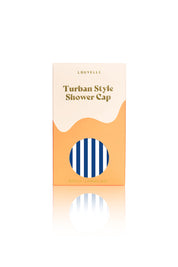 Dahlia shower cap in Fontelina Stripe - Big Hair