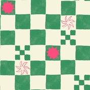 Pink/Green Scrunchies Set