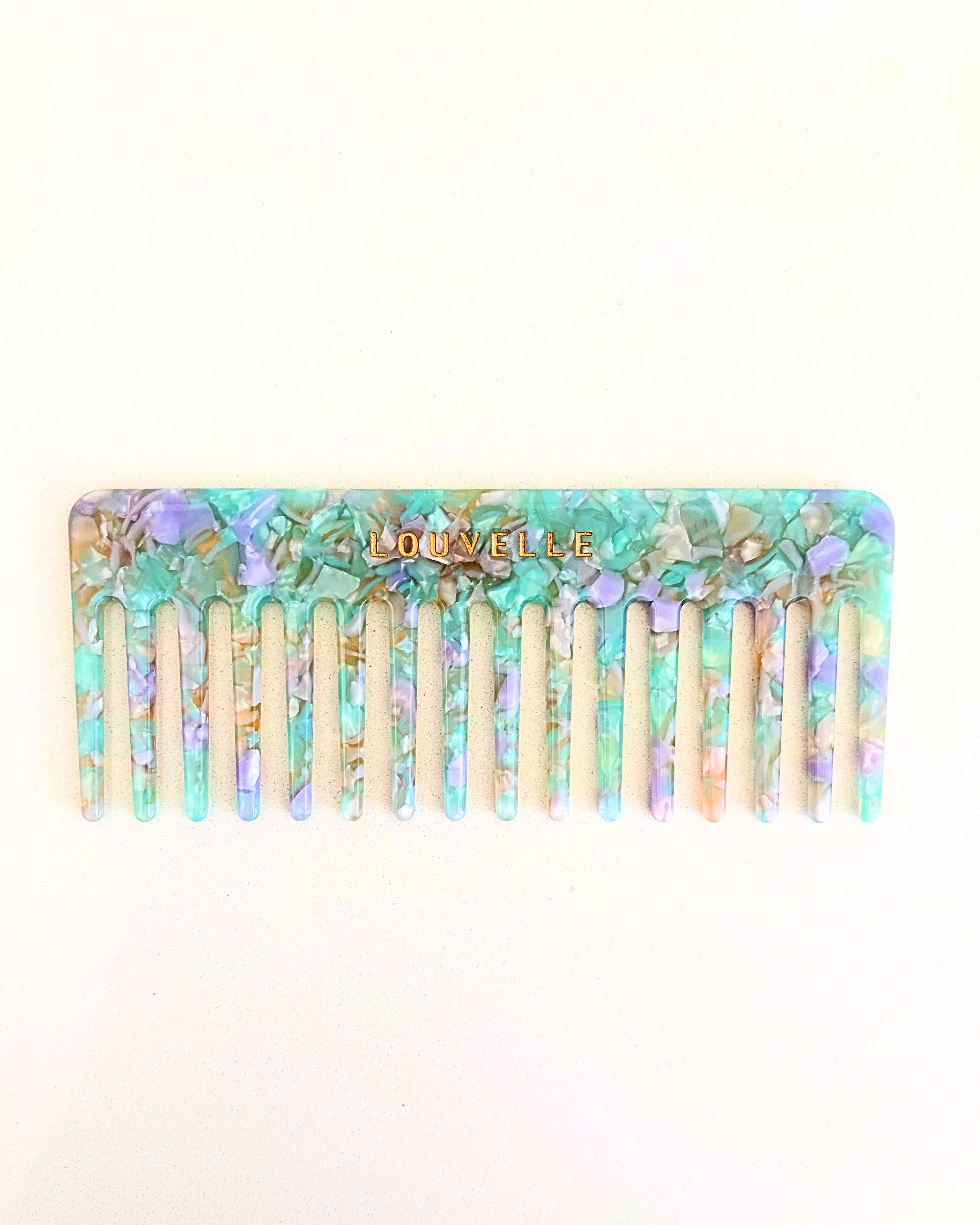 Wide Tooth Comb in Seafoam Green PRE ORDER 7 NOV