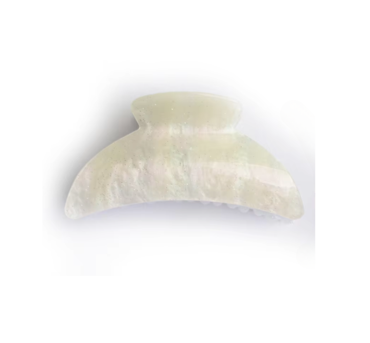 Hair Claw in Celestial White (Big Hair)