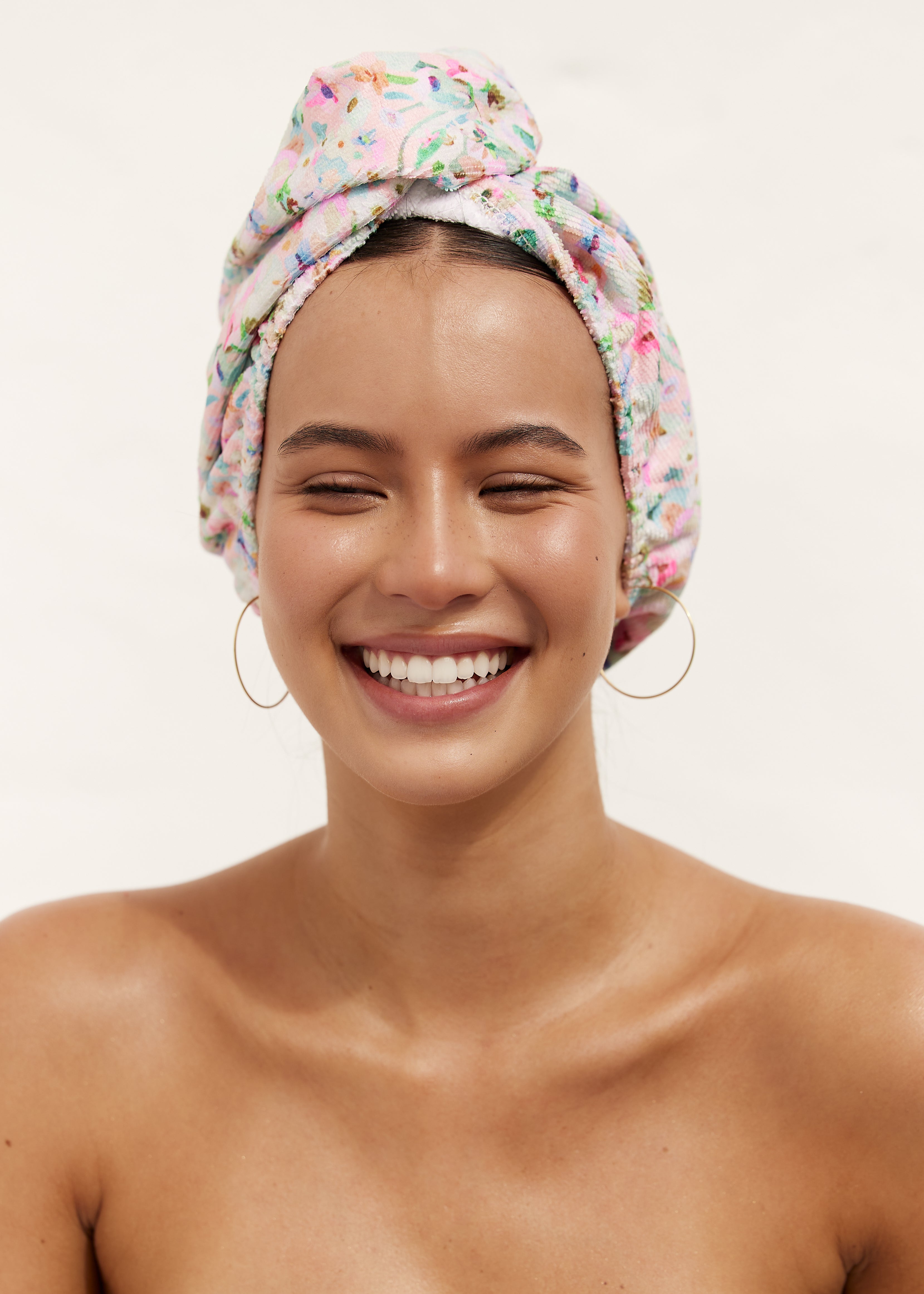 [PRE ORDER] RIVA Hair Towel Wrap in Flourish
