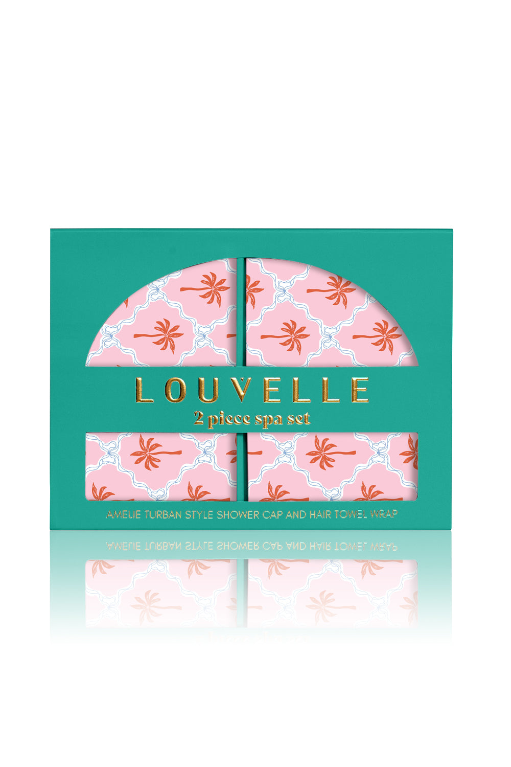 [PRE ORDER] Moroccan Palm Spa Gift Set (Hair Towel + Shower Cap)