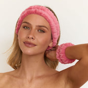 Splash Proof Cleansing Set in Pink