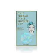 AMELIE shower cap in Aqua Stripe