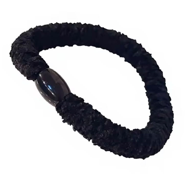 Woven Hair Ties - Black