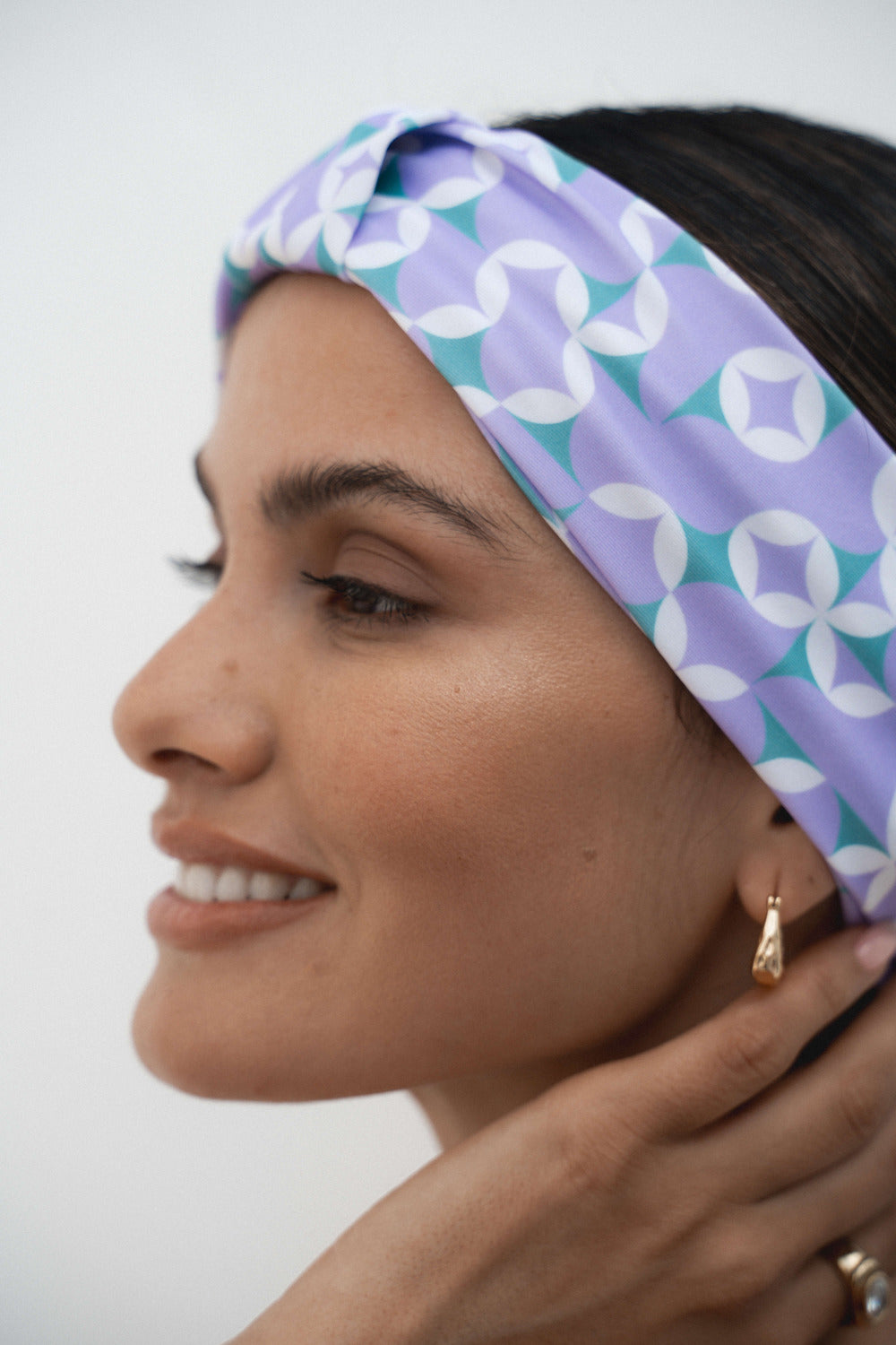 SERAPHINE headband in Lavender Geo