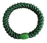 Woven Hair Ties - Forest Green
