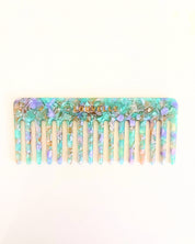 Wide Tooth Comb in Seafoam Green