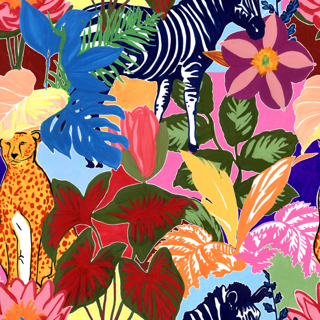 AMELIE shower cap in Jungle Animal