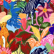 Satin Sleep Bonnet in Jungle Print