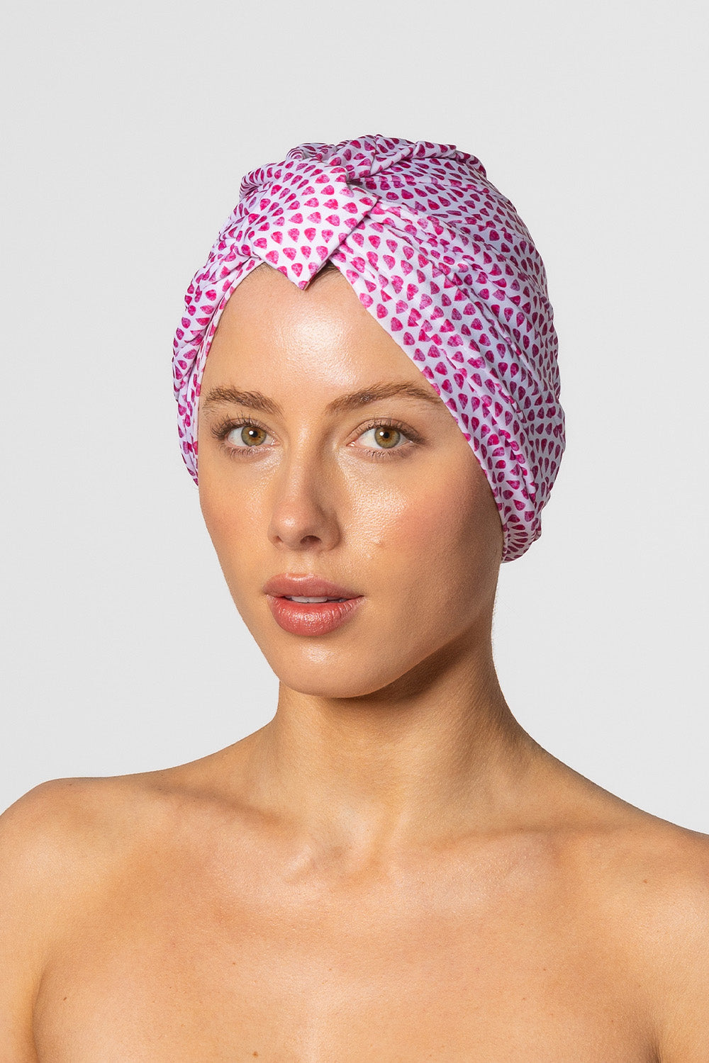 AMELIE shower cap in Pink Dot