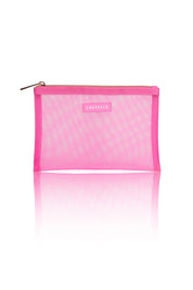 Mesh Pouch Set in Pink