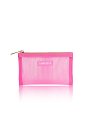 Mesh Pouch Set in Pink