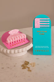 Hair Claw in Pink Sherbet