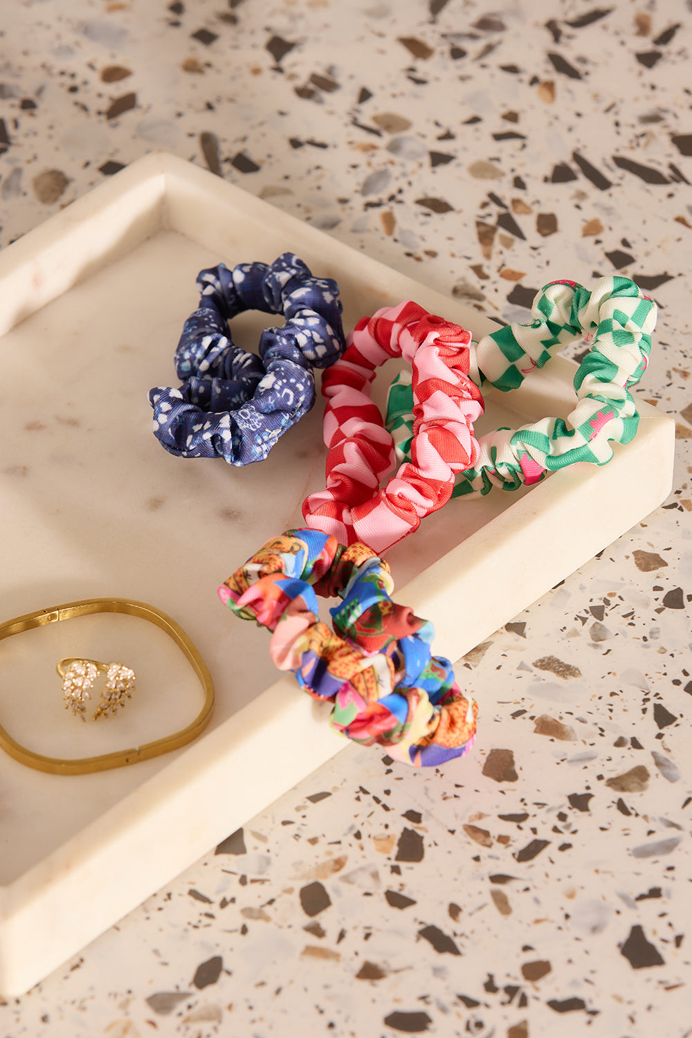 Scrunchies Blue/Red