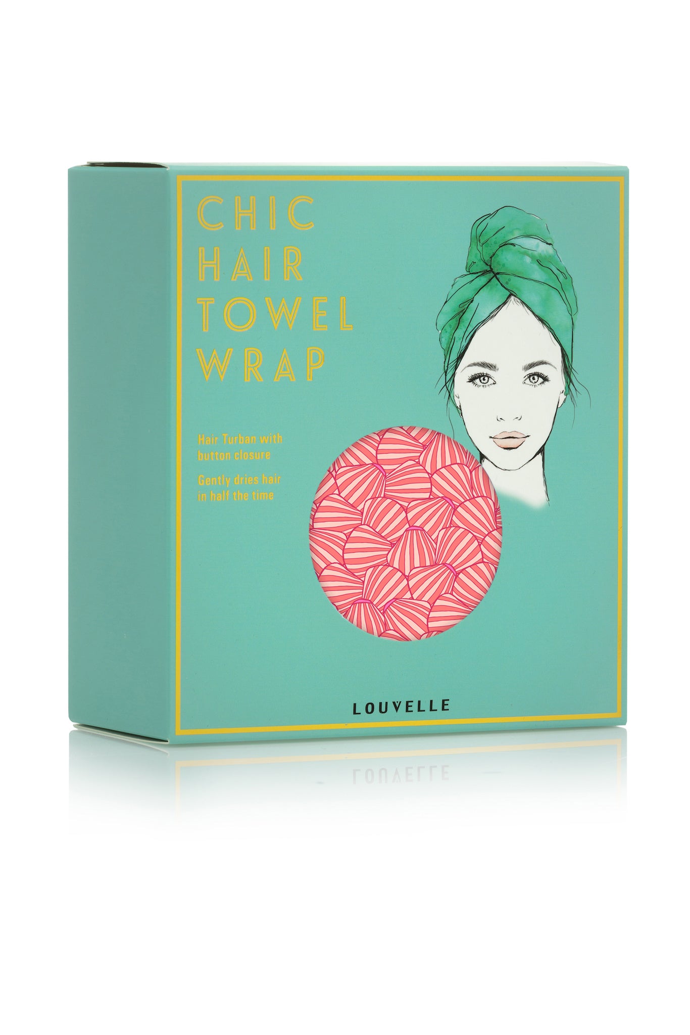 RIVA Hair Towel Wrap in Sweet Shells