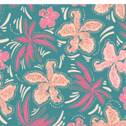 Teal Hibiscus Spa Gift Set (2 Pcs)