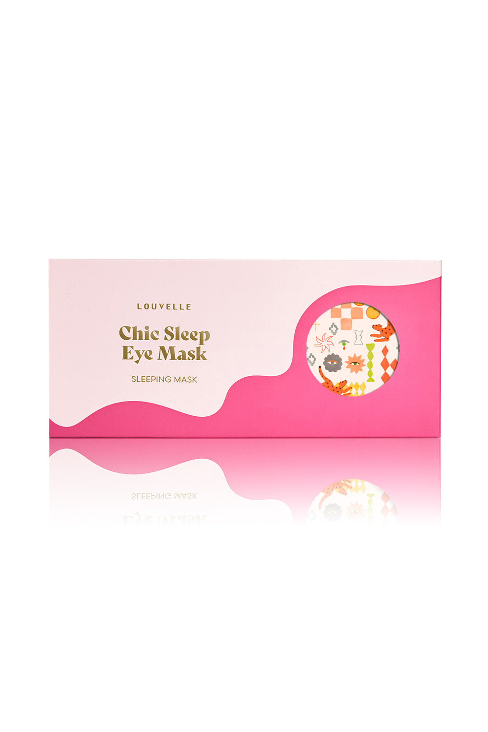 Satin Eye Mask in Santorini Sun