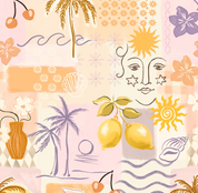 PRE ORDER RIVA Hair Towel Wrap in Lemon Lover