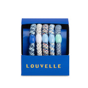 Woven Hair Ties in Blue