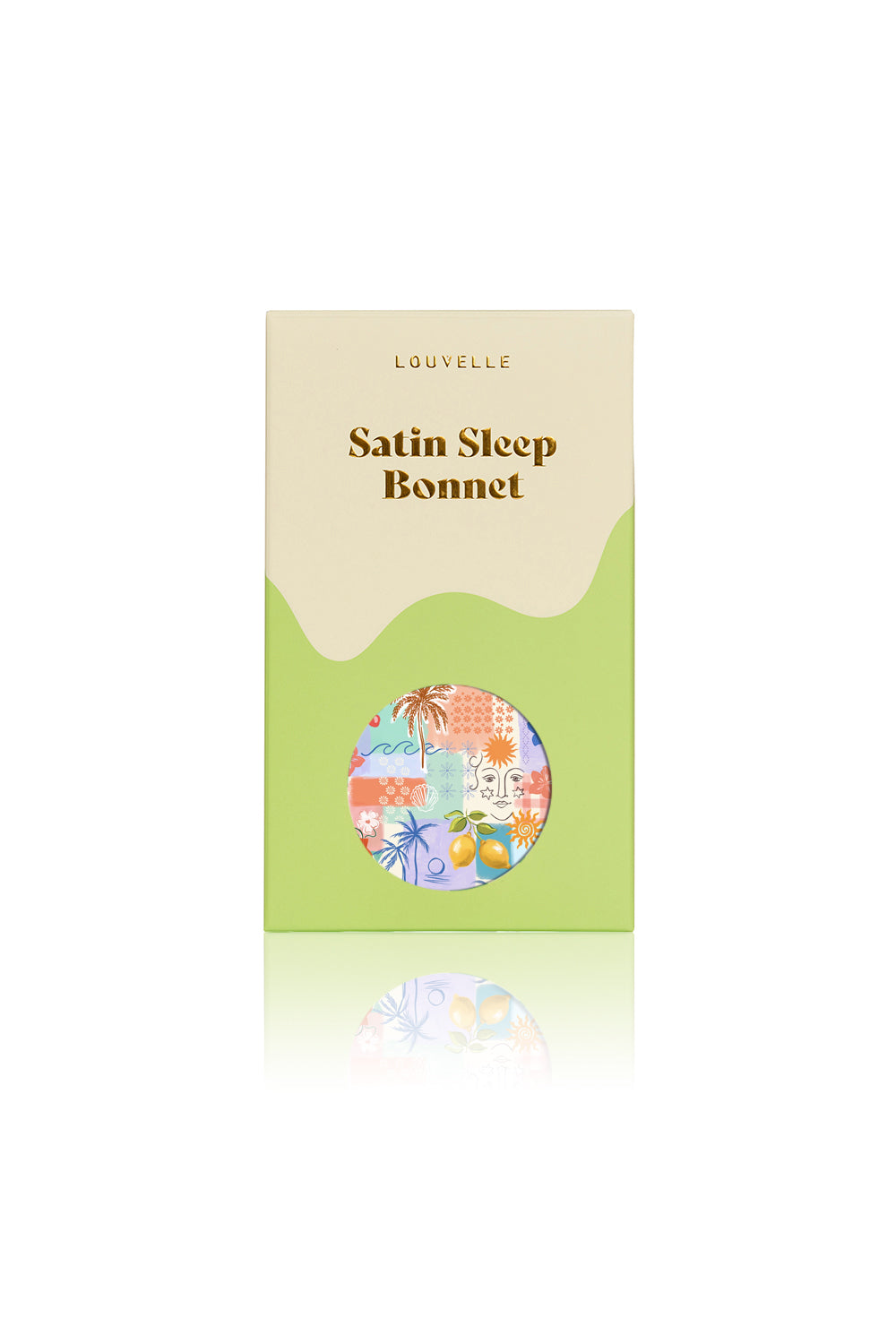 Satin Sleep Bonnet in Pacific Paradise