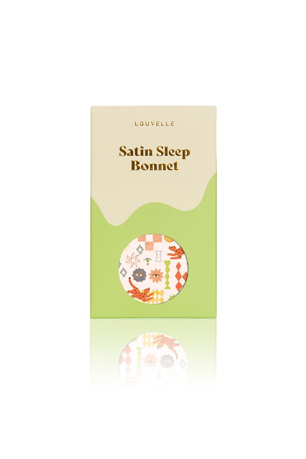 Satin Sleep Bonnet in Santorini Sun