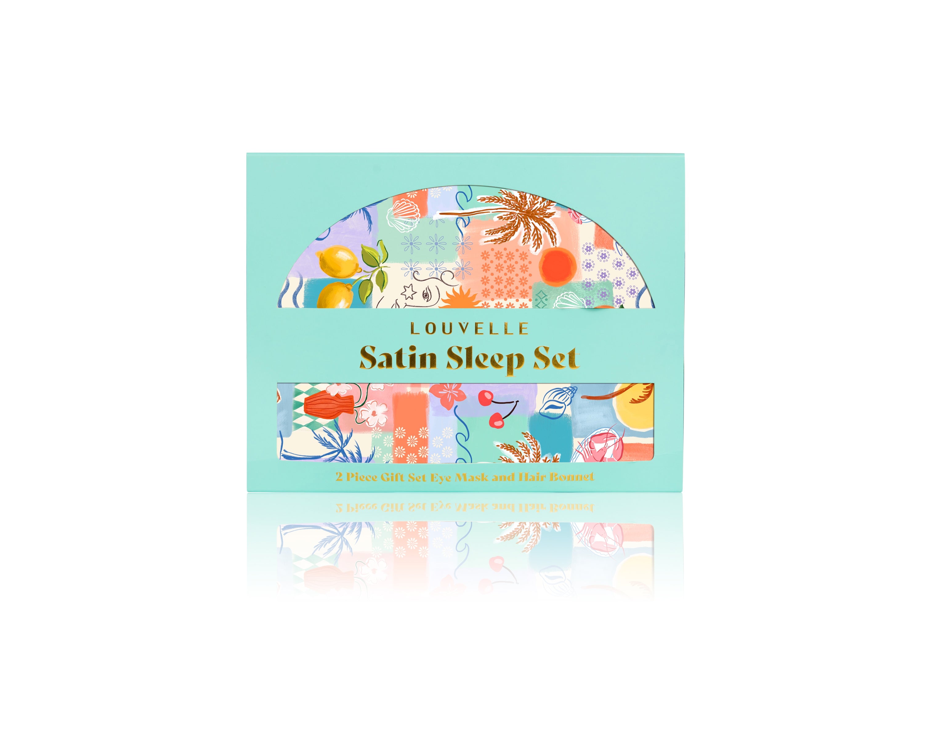 Satin Sleep Set in Pacific Paradise