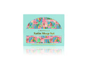Satin Sleep Set in Pink Postcards