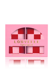 Red Pink Check Spa Gift Set (2 Pcs)